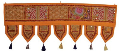 

Lal Haveli Handmade Cotton Wall Tapestry Decorative Door Hanging Toran(Cotton)