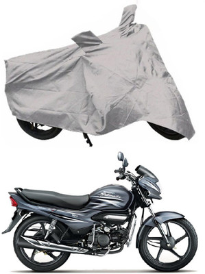 

AutoRight Two Wheeler Cover for Hero(Super Splendor, Silver)
