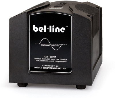 

bel-line CVT 500VA Voltage Stabilizer For LED TV upto 75" panel + DTH / Home Theatre / Music System(Black)