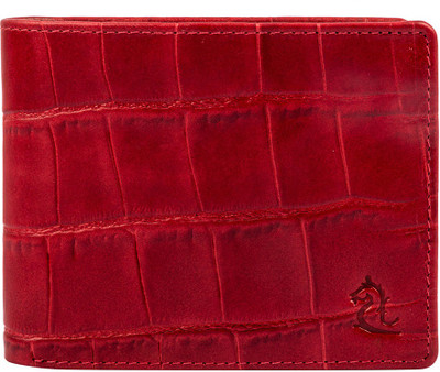 

Kara Men Red Genuine Leather Wallet(4 Card Slots)