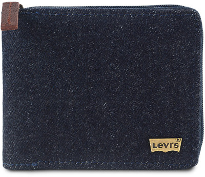 

Levi's Men Blue Denim Wallet(4 Card Slots), D.blue