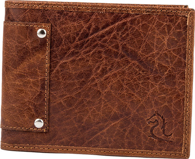 

Kara Men Tan, Brown Genuine Leather Wallet(6 Card Slots)