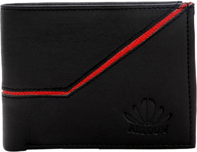 

ABLOOM Men Black Fabric Wallet(5 Card Slots)