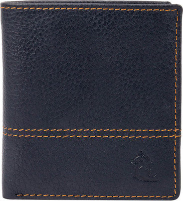 

Kara Men Blue Genuine Leather Wallet(6 Card Slots)