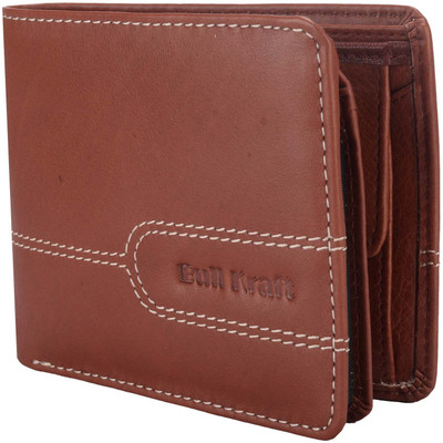 

Bull Kraft Men Tan Genuine Leather Wallet(6 Card Slots)