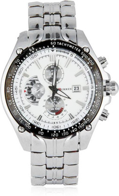 Curren CUR 02 Metal Chain Analog Watch For Men Curren Wrist Watches