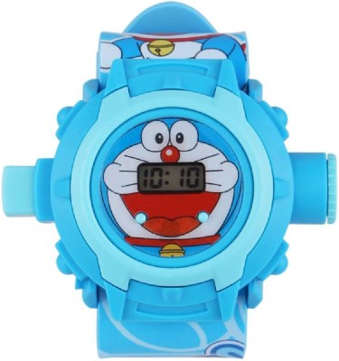 Fashion Gateway Doraemon 24 Images project kids watch (pack of 1) Blue Digital Watch  - For Boys & Girls   Watches  (Fashion Gateway)