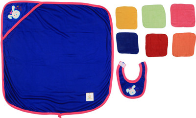 

Ole Baby Cotton 350 GSM Bath Towel(Pack of 3, Blue), Oxford blue