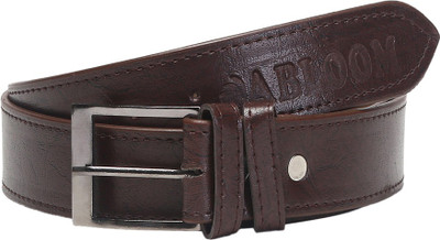 

ABLOOM Men Formal Brown Synthetic Reversible Belt