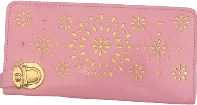 goldeno Casual Pink Clutch