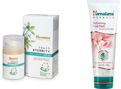 

Himalaya Youth Eternity Day Cream, Refreshing Fruit Pack(Set of 2)