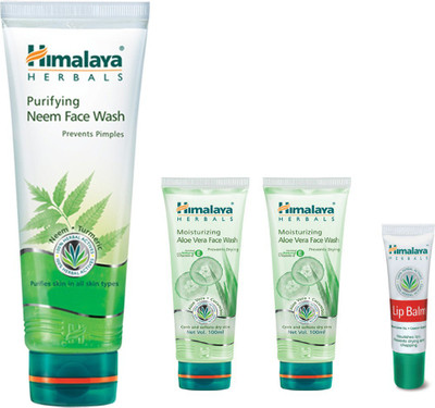 

Himalaya Moisturizing Aloe Vera Face Wash, Purifying Neem Face Wash, Moisturizing Aloe Vera Face Wash(Set of 3)