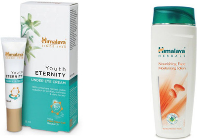 

Himalaya Youth Eternity Under Eye Cream, Nourishing Face Moisturizing Lation(Set of 2)