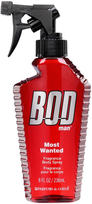 

BOD Man Fragrance Body Spray, Most Wanted, 8 Fluid Ounce Body Spray - For Men(236 ml)