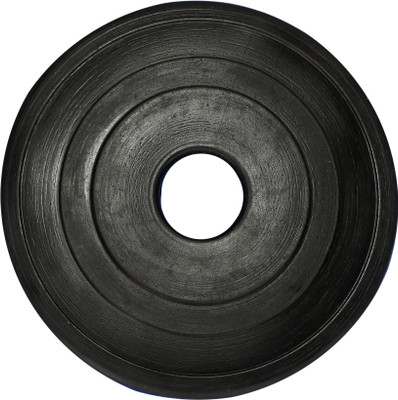 

Royal 1 kg 1 pc PVC Plate for 27mm ROD Black Weight Plate(1 kg)