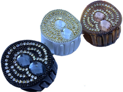 

M K Designs Fancy Diamond Hair Clutcher Hair Clip, Hair Claw, Hair Pin(Multicolor)