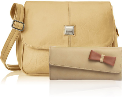

Fostelo Shoulder Bag(Beige, Brown)