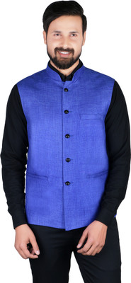 ShopyBucket Sleeveless Solid Men Jacket