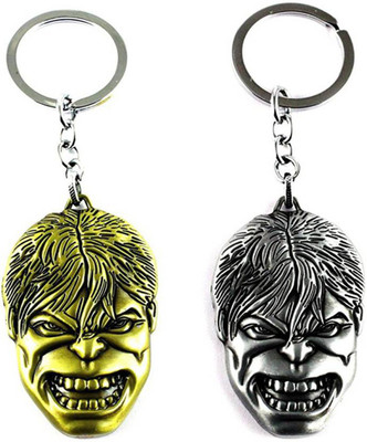

NeoTask HULK Face Pack of 2 Metal Key Chain