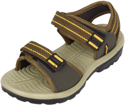 

Ole Baby Boys & Girls Velcro Sports Sandals(Light Green, Mehendi