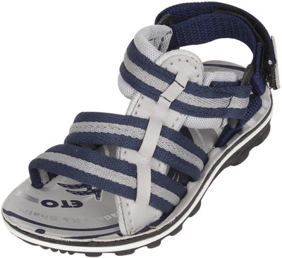 

Ole Baby Boys & Girls Velcro Sports Sandals(Black, Grey