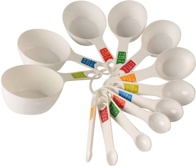 

Stealodeal White 12pcs Cups and Spoons Measuring Cup Set(60 ml, 85 ml, 125 ml, 167 ml, 188 ml, 250 ml)