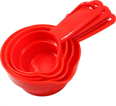 

Stealodeal Red 4pcs Cups Measuring Cup(60 ml, 125 ml, 167 ml, 250 ml)