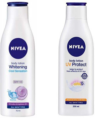 

Nivea UV PROTECT BODY LOTION + WHITENING COOL SENSATION(200 ml)