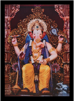 

Sparkle Print Photo Of Lalbaugcha Raja Without Frame (20 X 28 Inches) Fine Art Print(28 inch X 20 inch, Rolled)