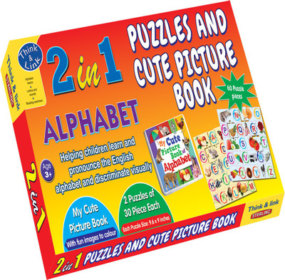 

Sterling 2 in 1 Puzzles (Alphabet) - Sterling(60 Pieces)