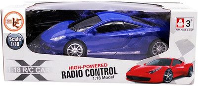 

Ktkashish Toys High Powered RADIO CONTROL 1:18 Model Kids Car .(Blue)