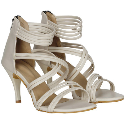 

misto Women Cream Heels