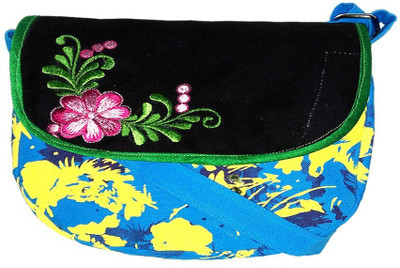 

Fly Angels Girls Casual Multicolor Canvas Shoulder Bag