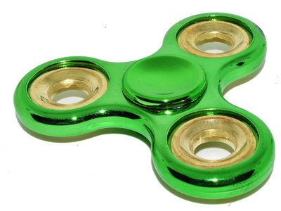 

Toyzstation Fidget Spinner Ultra Speed With Chrome Metallic Finish(Green)