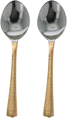 

Taluka 8" Inch Copper Serving Spoons Set of 2 Indian Dinnerware Serveware Restaurant Hotel Gift Item Copper Serving Spoon, Dessert Spoon, Soup Spoon Set(Pack of 2)