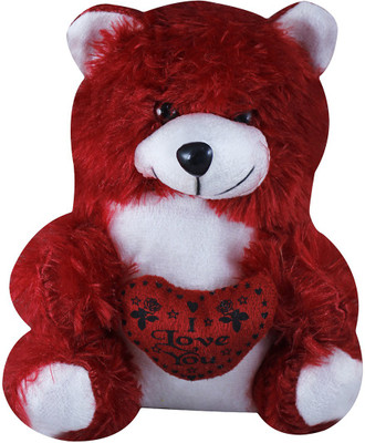

Casotec Cute Teddy Bear Stuffed Soft Plush Soft Toy - 25 cm(Maroon Red)
