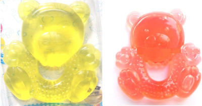 

Koochiekoo BEAR TEETHER TEETHER(Yellow)