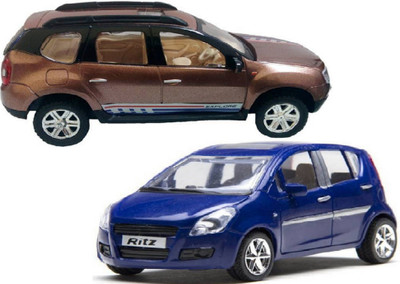 

MN OVERSEAS Combo of Duster Car Ritz Car for kids(Multicolor)