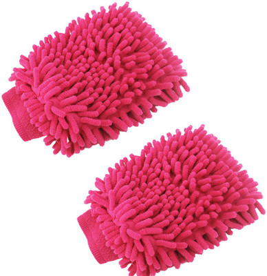 

Stealodeal Microfiber, Polyester Vehicle Washing Hand Glove(Pack Of 2)
