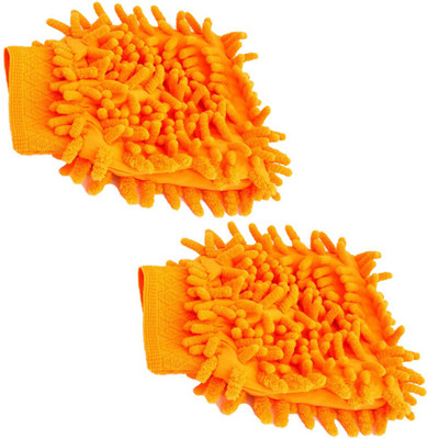 

Stealodeal Microfiber, Polyester Vehicle Washing Hand Glove(Pack Of 2)