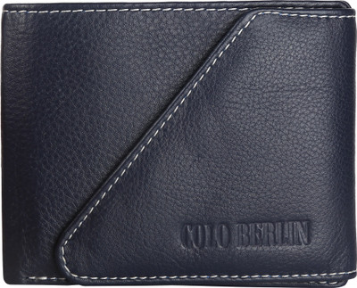 

Colo Berlin Men Blue Genuine Leather Wallet(3 Card Slots)