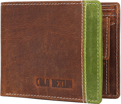 

Colo Berlin Men Brown Genuine Leather Wallet(7 Card Slots)