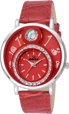 MARCO dazzling mr-lr-pearl001-red Analog Watch  - For Women   Watches  (Marco)