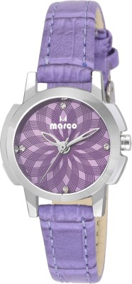 MARCO elite mr-lr009-purple Analog Watch  - For Women   Watches  (Marco)