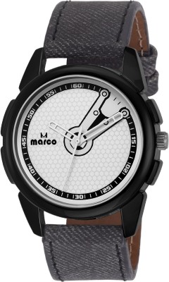 MARCO elite mr-gr123-slv-denim grey Analog Watch  - For Men   Watches  (Marco)