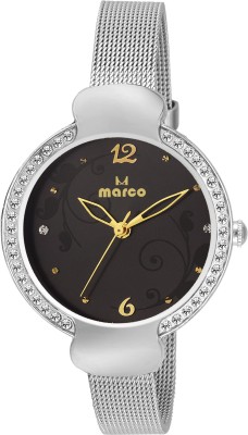 MARCO jewel mr-lr003-blkgld-ch Analog Watch  - For Women   Watches  (Marco)