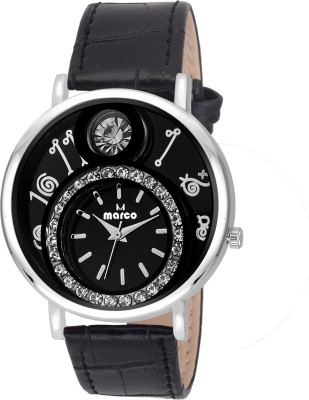 MARCO dazzling mr-lr-pearl001-black Analog Watch  - For Women   Watches  (Marco)
