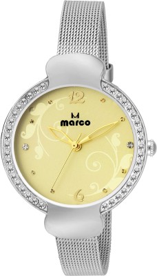 MARCO jewel mr-lr003-gold two tone-ch Analog Watch  - For Women   Watches  (Marco)