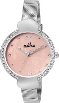 MARCO jewel mr-lr003-pink-ch Analog Watch  - For Women   Watches  (Marco)