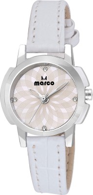 MARCO elite mr-lr009-white Analog Watch  - For Women   Watches  (Marco)